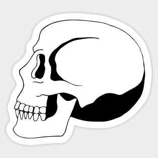 Lateral Skull Sticker